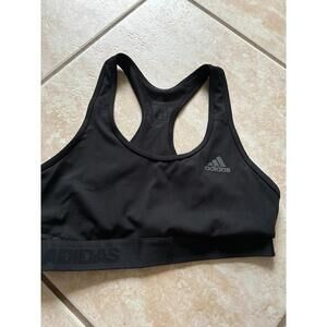 Adidas Black Racerback Sports Bra climacool Size S